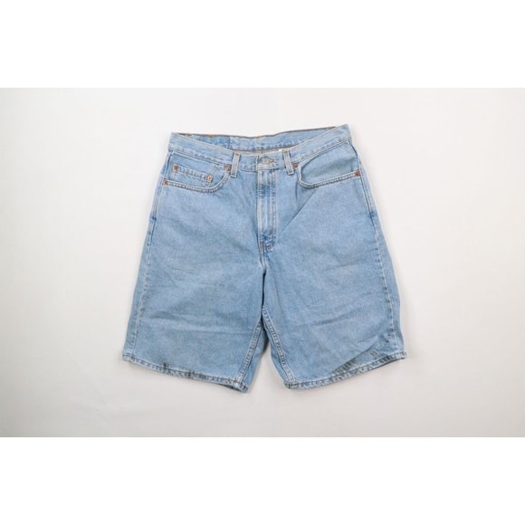 Levi's Other - Vintage 90s Levis 550 Mens 34 Distressed Relaxed Fit Denim Jean Shorts Jorts USA